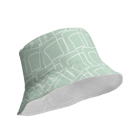 Abstract Squares Reversible bucket hat