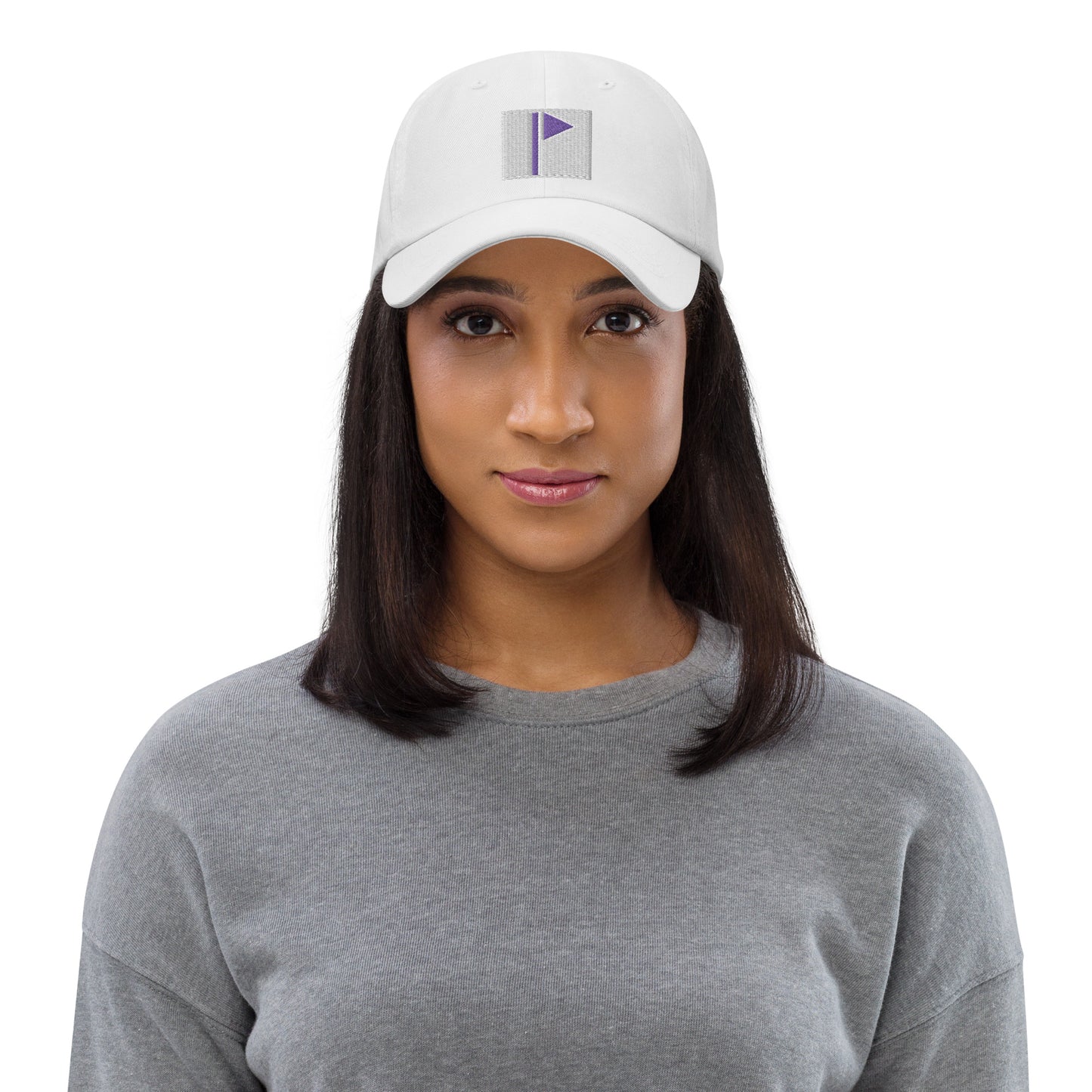 Dad Hat Purple Flag