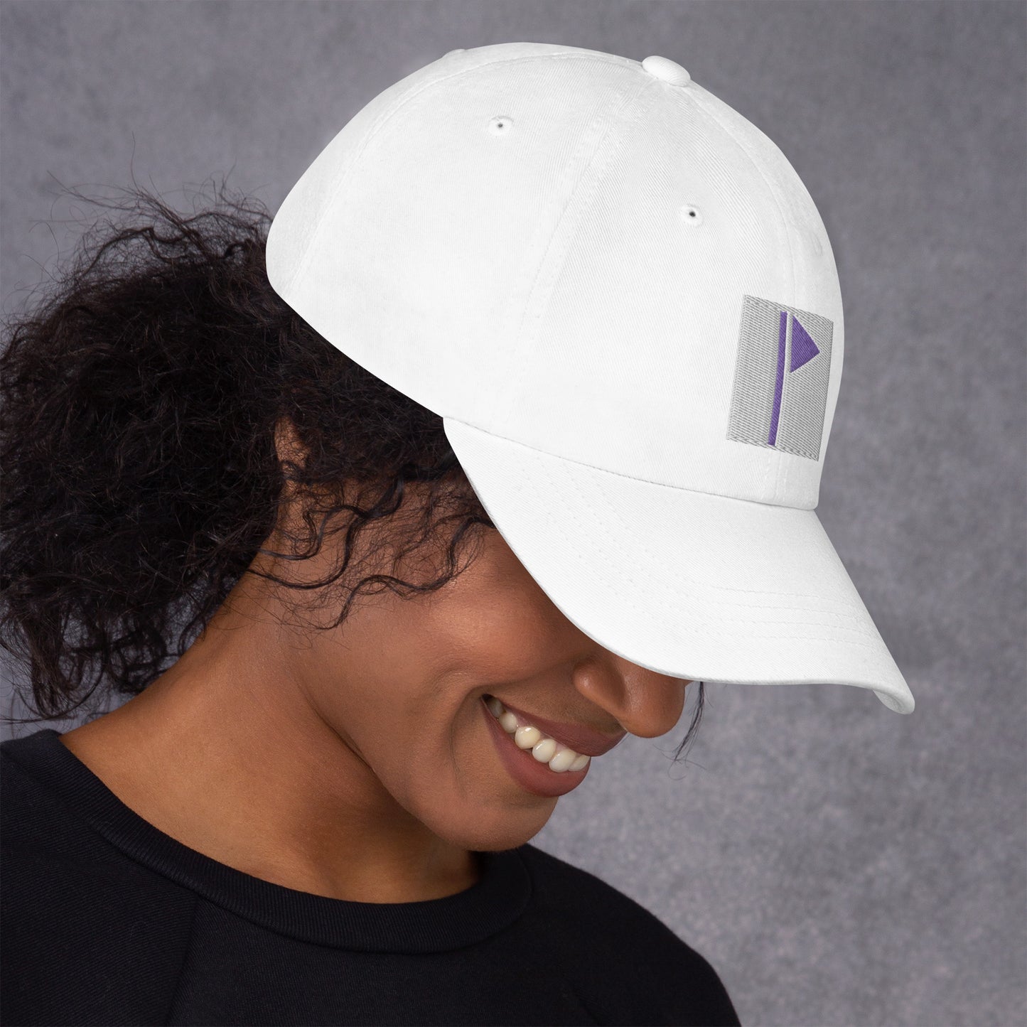 Dad Hat Purple Flag