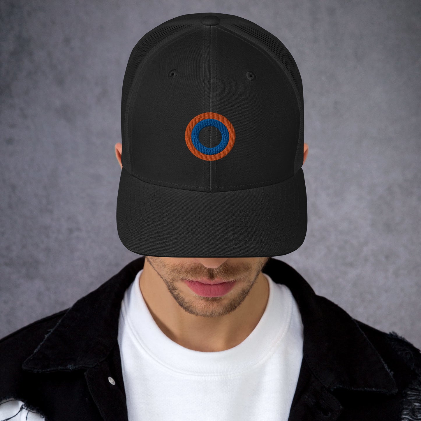 Concentric Circles Trucker Cap