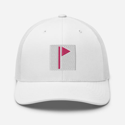 Pink Flag Trucker Cap